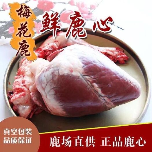 长春鹿场纯正新鲜鹿心 或 烘干打粉