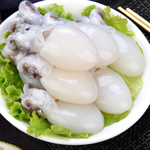 新鲜冷冻墨鱼仔海鲜水产速冻花枝小乌贼小墨鱼海鲜水产火锅包邮