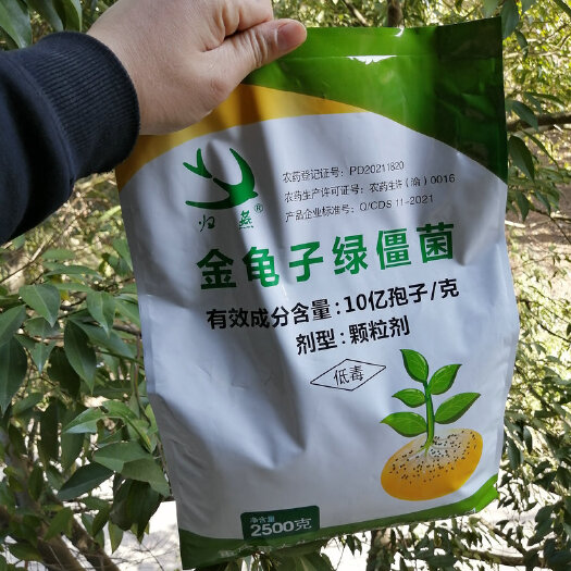 微生物菌剂 生物杀虫剂地下害虫专用金龟子绿僵菌颗粒剂生态农业专用