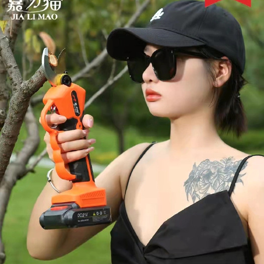济宁园林剪刀  电动修枝剪刀果树剪充电式强力粗枝无线锂电多功能剪树枝电动剪子