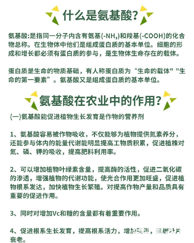 氨基酸肥料 黄叶死苗一喷绿保花保果叶面肥蔬菜花卉果树植物