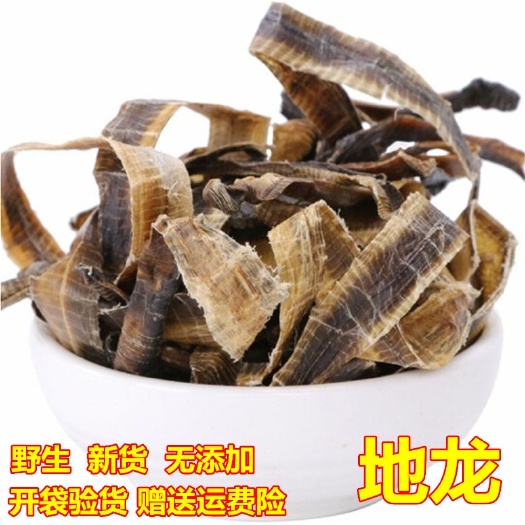 亳州 地龙中药材500g干地龙 地龙粉非食用广西广地龙 蚯蚓干
