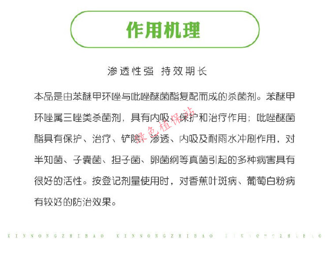 健丰 32%苯甲吡唑酯果树柑橘沙皮病树脂病炭疽病白粉病杀菌