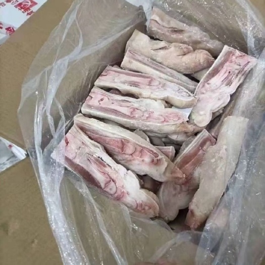 青岛鲜冻猪脚片 猪蹄片 半片爪 一箱20斤包邮