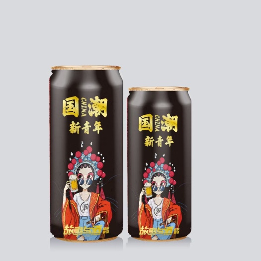 曹县啤酒 国潮系列330ml纤体罐