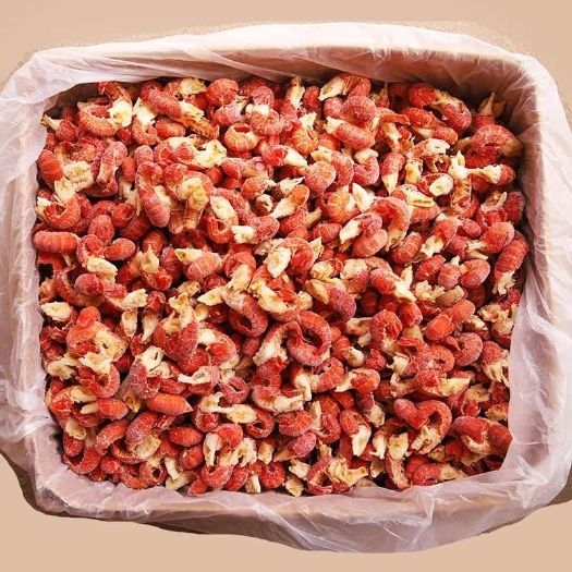 中牟县小龙虾 精选二级龙虾尾无冰衣，厂家直销