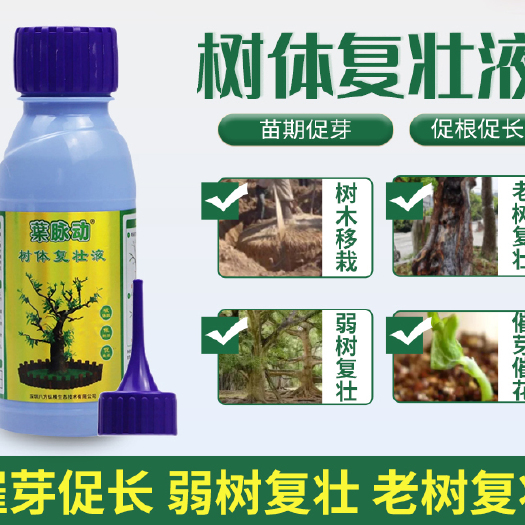 济南间接肥料 诺普信葉脉动树体复壮液施它活大树营养液催萌芽促生长吊针液插瓶