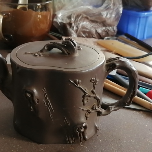 宜兴市餐具茶具 水壶 梅桩紫砂壶