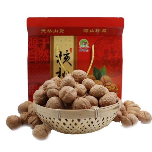  年货节崇信特产薄皮核桃干核桃原味零食坚果纸皮老人孕妇5斤包邮