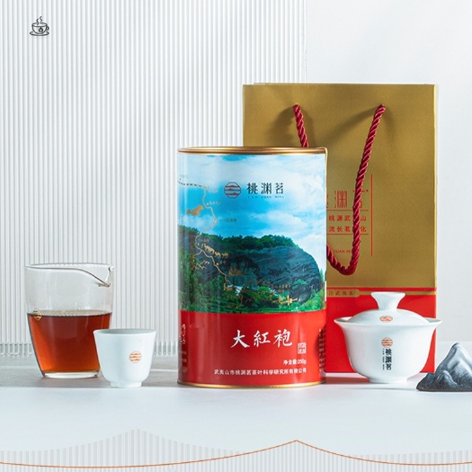 福安市桃渊茗大红袍250g*2罐 武夷山乌龙茶大红袍 清香型茶叶