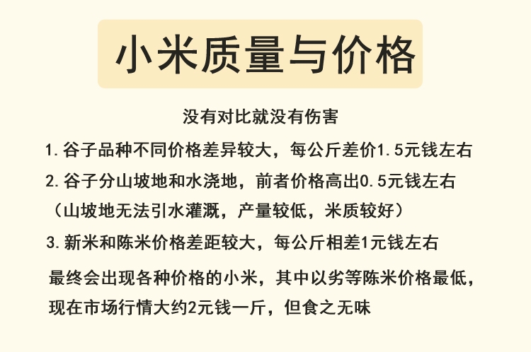 【24年新米】东北新米小米绿色认证月子米黄小米大金苗小米包邮