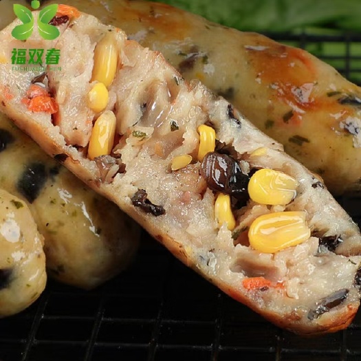 广式香肠 福双春蔬菜膳食肠地道肠儿童早餐营养均衡蔬菜烤肠