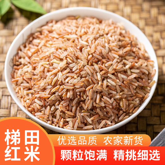 昆明云南特产梯田红米1斤/2斤/5斤袋元阳红糯米五谷杂粮粗粮