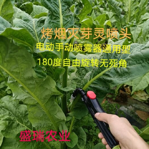 利川市烤烟抑芽器抹芽器灭芽灵专用手把喷头适用于电动手动喷雾器喷头