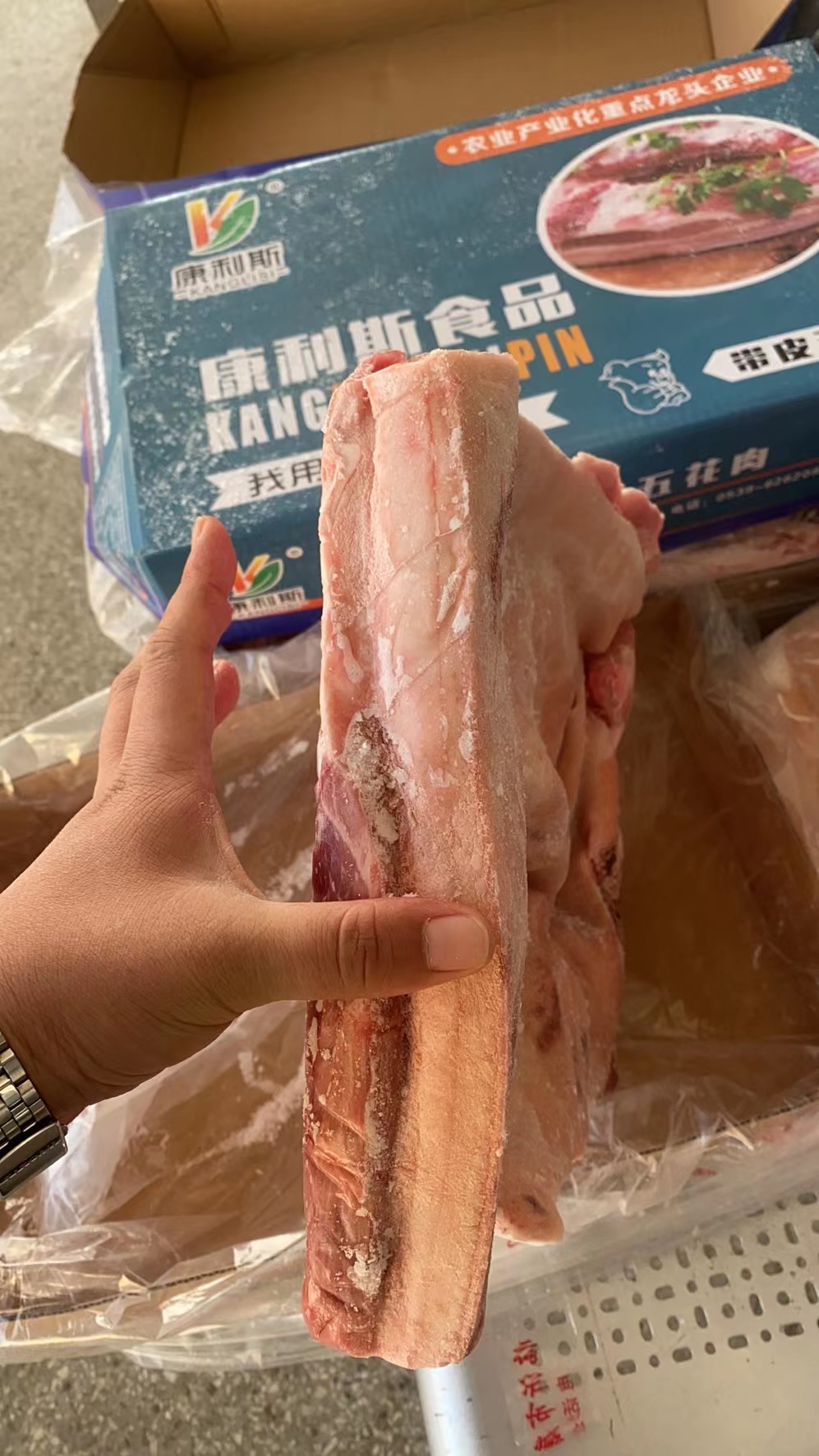 带皮前五花肉/前上肉，工厂源头直售，质量稳定，欢迎选购！