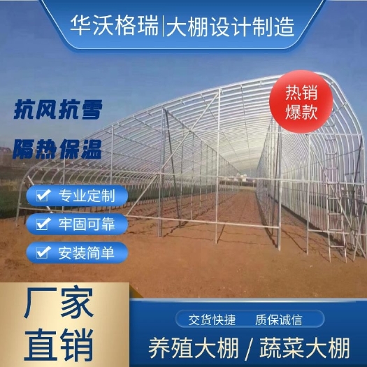 天津大棚骨架 热镀锌大棚 热镀锌钢架大棚 热镀锌钢骨架