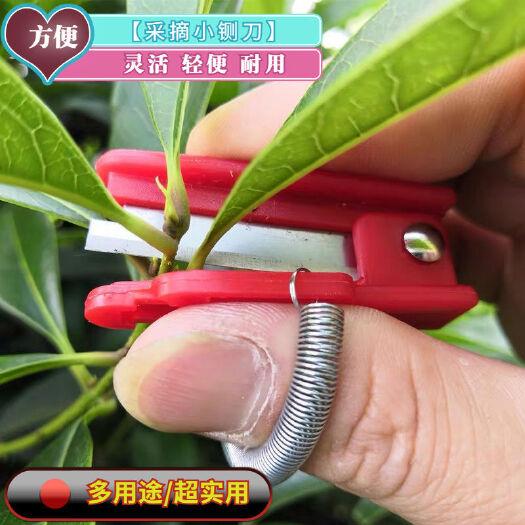 手指采摘器拇指刀园艺小铡刀戒指刀摘菜器掐须打尖工具打岔去