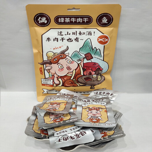 沅陵县湖南沅陵县土特产湘媳味道绿茶牛肉干130g