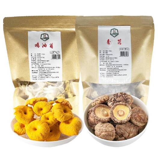 姚安县姚安县鸡油菌100g+香菇250g