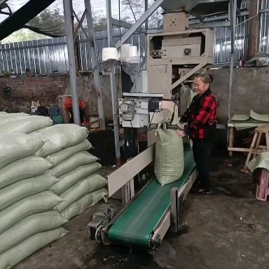 广汉市发酵牛粪打包装车