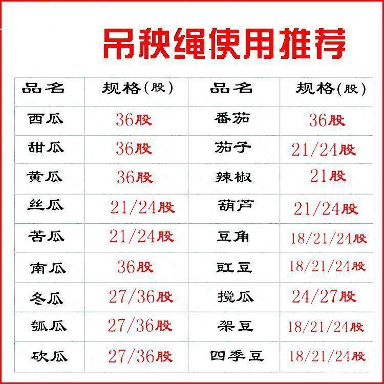 吊秧繩 農(nóng)用防老化吊蔓繩