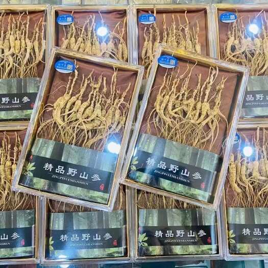 包邮 长白山林下参礼盒  东北特产 高年头整支移山参