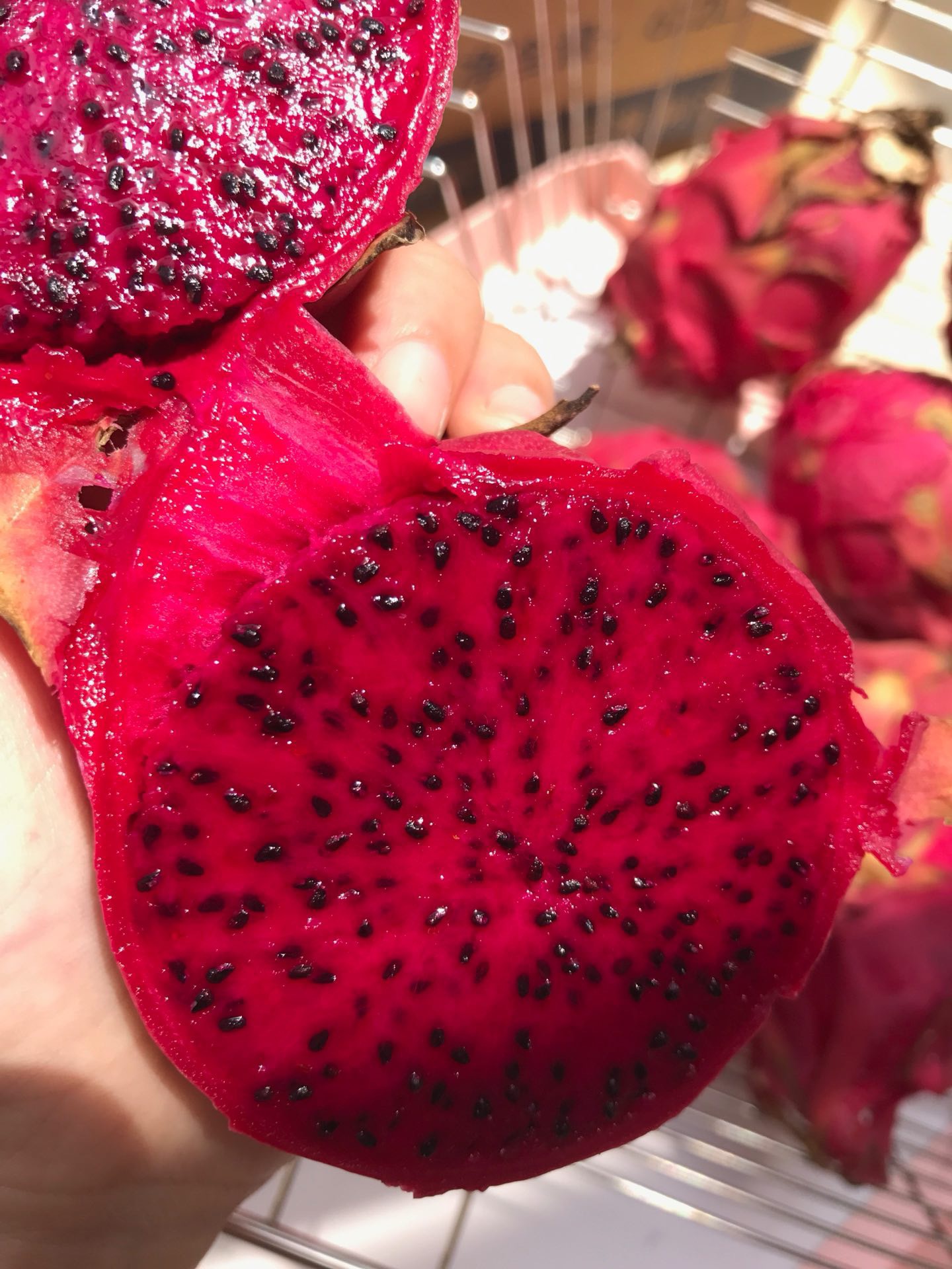 一件代发京都一号红心火龙果色泽红艳营养丰富含葡萄糖维生素C