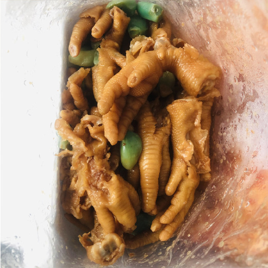德州腊八蒜半脱骨鸡爪批发