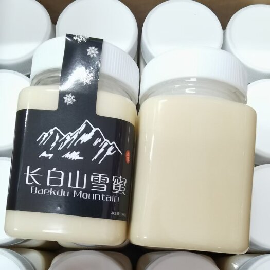 通化椴树雪蜜黑蜂土蜂蜜长白山脉纯正农家自产黑蜂椴树雪蜜500克