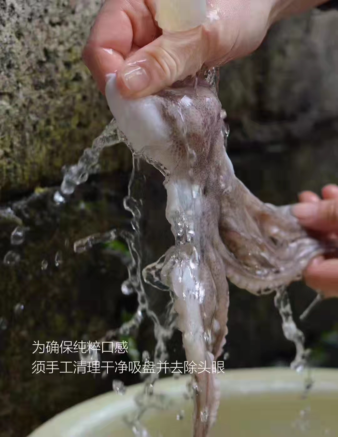 章魚丸:弹性，嚼劲，海鮮味道