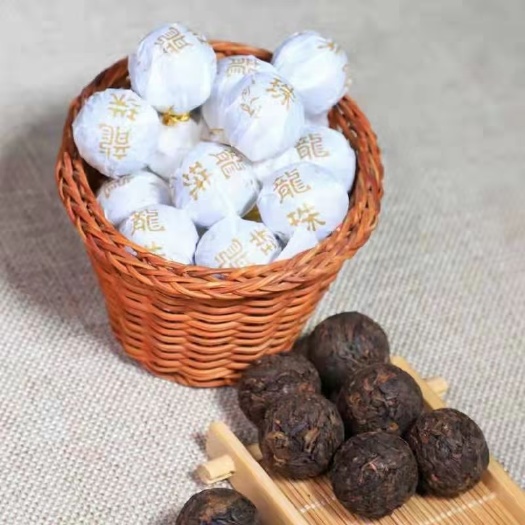 【熟茶龙珠】正宗云南普洱茶名山名寨龙珠普洱茶熟茶小包装批发价