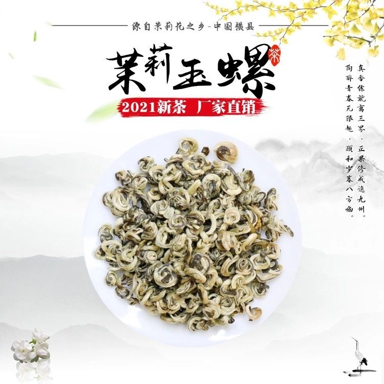 横县茉莉花茶，玉螺王，批发，代发。