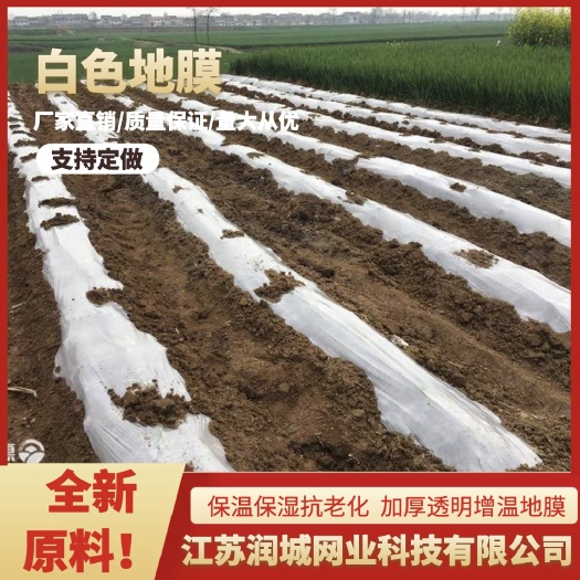 兴化市白色地膜农用薄膜保温保湿育苗膜加厚透明增温地膜西瓜专用膜