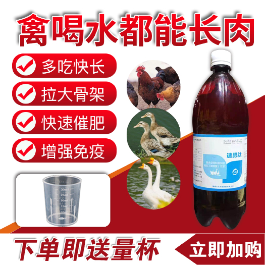 通许县速肥肽-饮水性催肥产品,多吃快长拉大骨架提前出栏