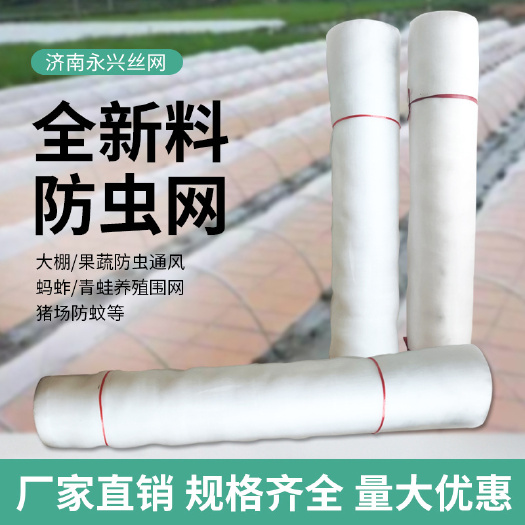 农用防虫网大棚专用蔬菜加厚60目尼龙养殖场防蚊网纱果树防鸟网