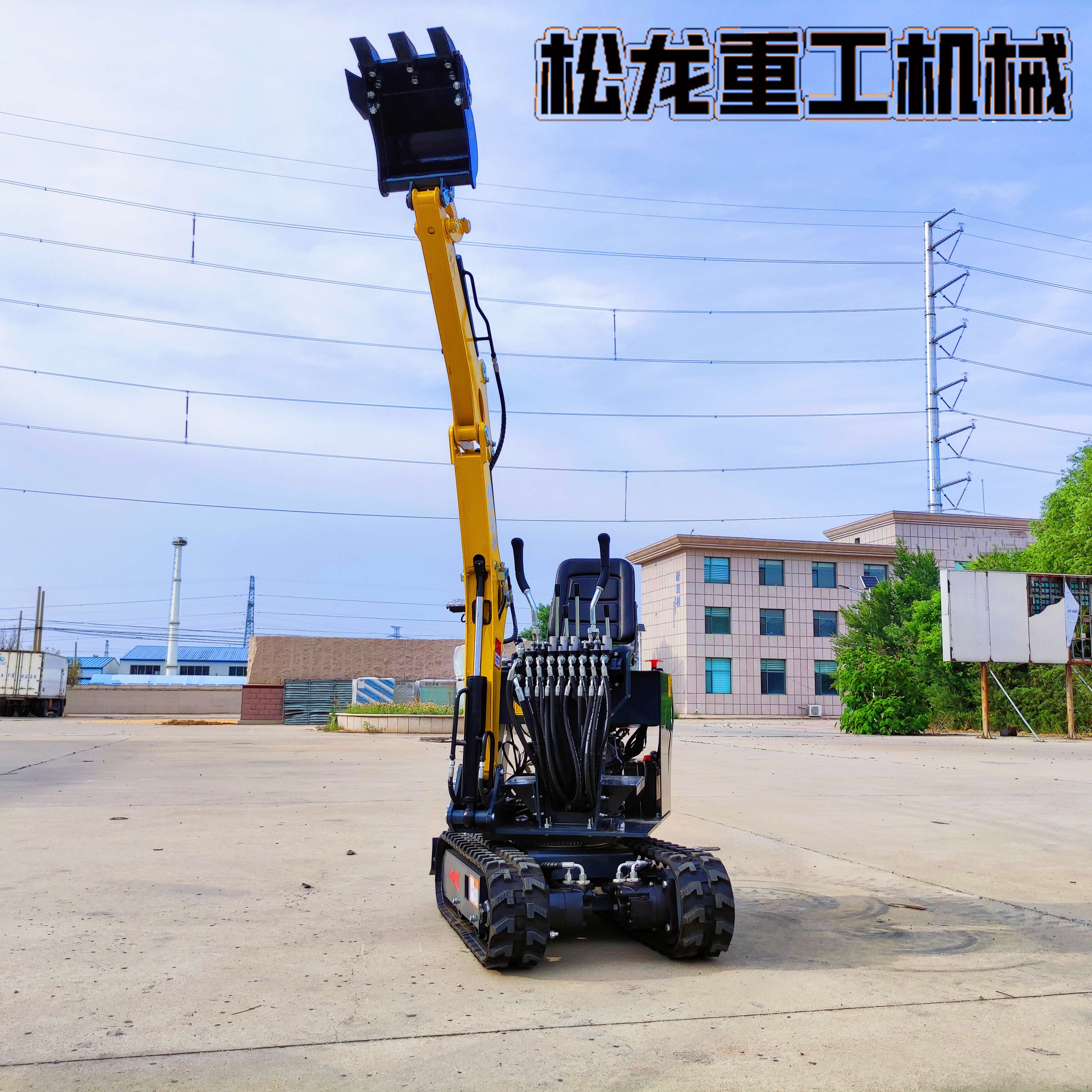 小型挖掘机 工程破碎挖土机爬坡履带式小钩机农业松土挖沟挖树坑
