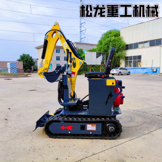 小型挖掘机 工程破碎挖土机爬坡履带式小钩机农业松土挖沟挖树坑