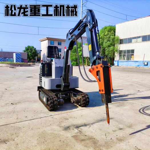 莱州市破碎锤炮头小型挖掘机果园多功能微型工程家用挖粉碎石头