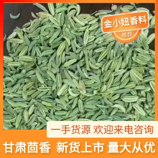 2024国产甘肃小茴香 一件起批 颜色超绿。味道超好