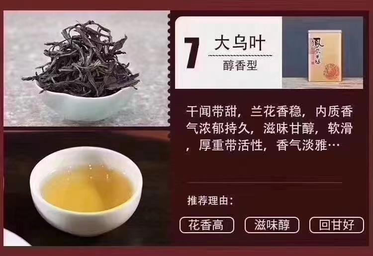 饶平县高山春季大乌叶农家自制的清香型大乌叶礼盒装袋装。