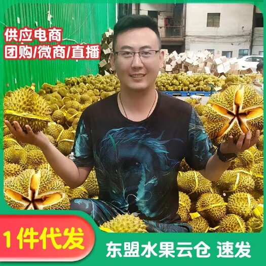 昆明泰国金枕榴莲供应电商直播主播一件代发