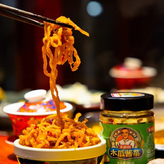 酱木瓜丝  广西特产木瓜酱菜 木瓜丝280g 500g