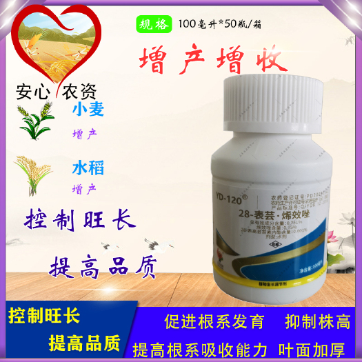 苏州云大120调节剂28-表高芸苔素内酯烯效唑控旺增产提高品质