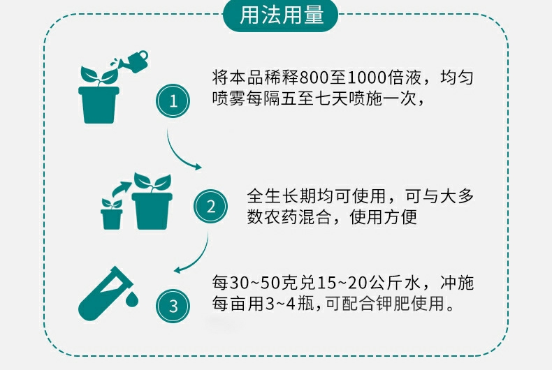 钙镁硼铁锌中微量元素水溶肥草莓柑橘葡萄番茄果树大棚蔬菜叶