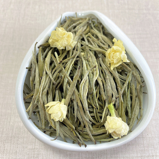 新茶横县茉莉花茶 贵州雪竹 浓香型针王厂家散装茶王银针批发