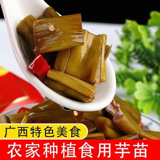 芋苗正宗酸芋荷广西农家特产新鲜腌制酸芋苗蔬菜下饭菜开胃芋荷梗