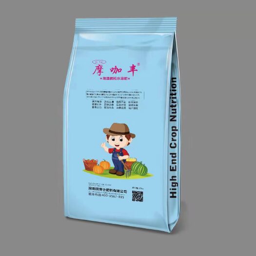 寿光市海藻颗粒水溶肥 摩咖丰产品规格：20kg/袋