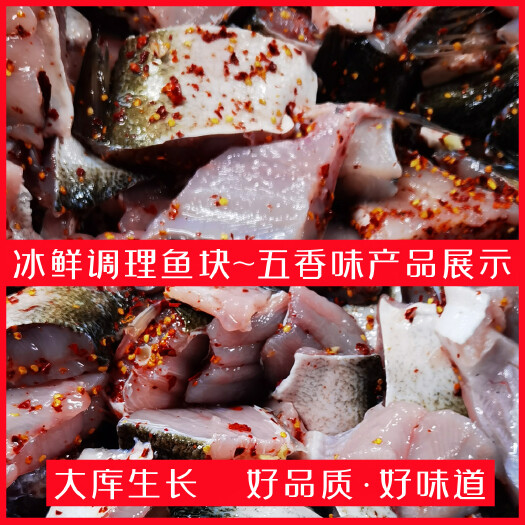 长沙大鲢王调理鱼块咸鱼块鲜鱼块冻鱼块