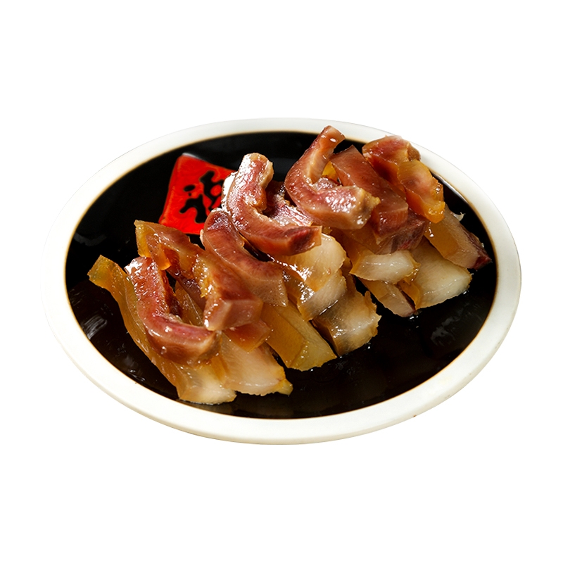 安徽特產(chǎn)風(fēng)干臘豬臉咸豬頭肉非煙熏臘肉咸肉臘腸