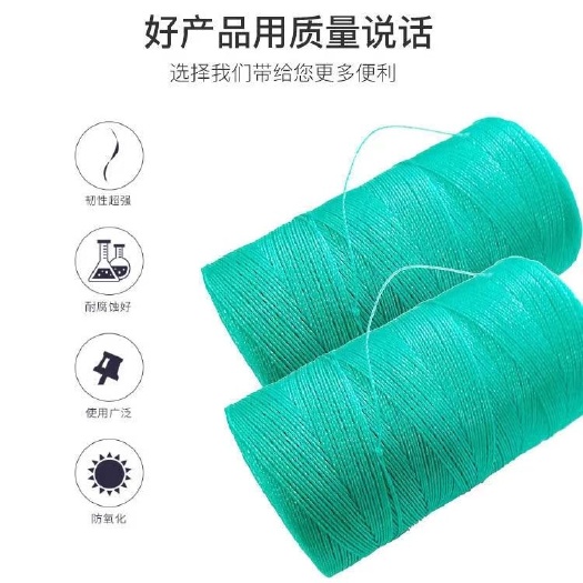无棣县吊秧绳黄瓜西红柿蔬菜大棚吊蔓绳尼龙绳耐磨农用抗老化吊绳塑料绳
